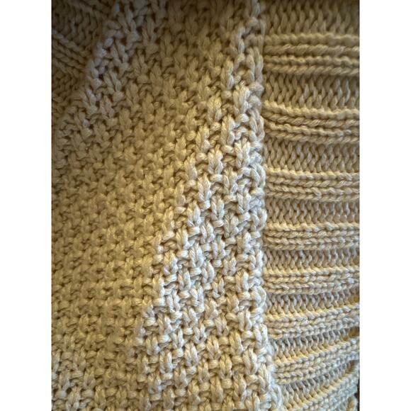 Zara contrasting sweater striped skirt midi sleevless dress sieze large - Picture 13 of 14